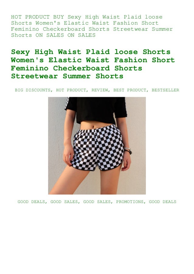 plaid shorts womens high waisted