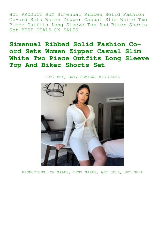 womens white co ord set