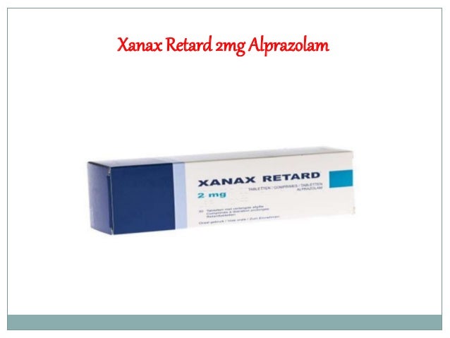 xanax retard 2mg