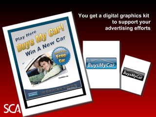 You get a digital graphics kit  to support your advertising efforts 
