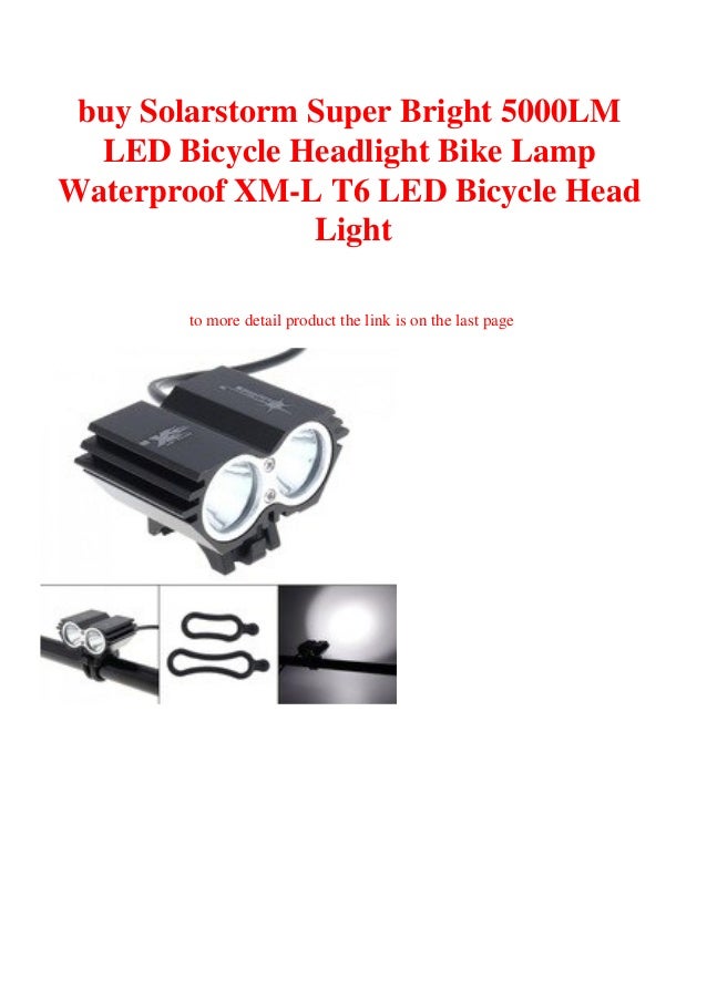 super bright bike headlight