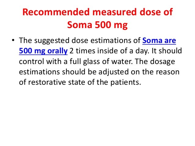Carisoprodol 500mg
