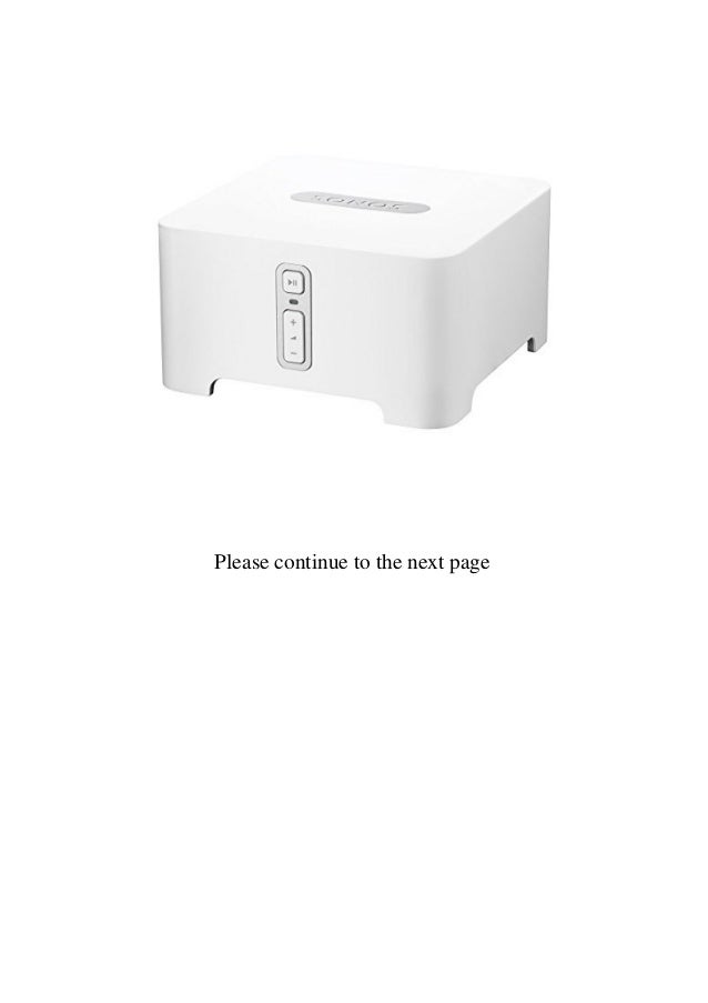 sonos connect smart wireless stereo adaptor