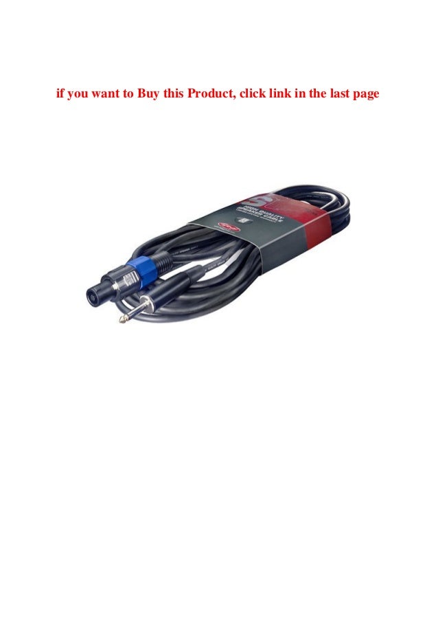 cable speakon a jack