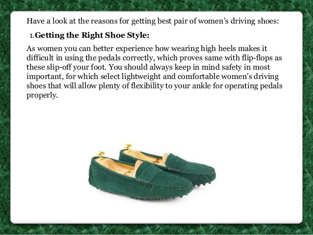 shoes for driving manual