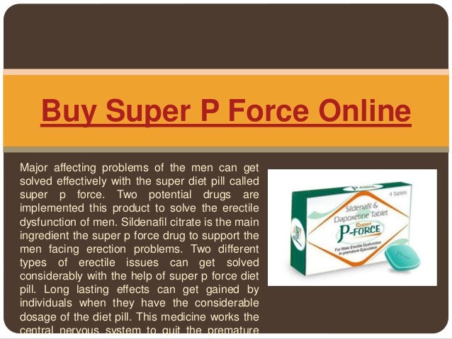 Buy Super P Force Pills