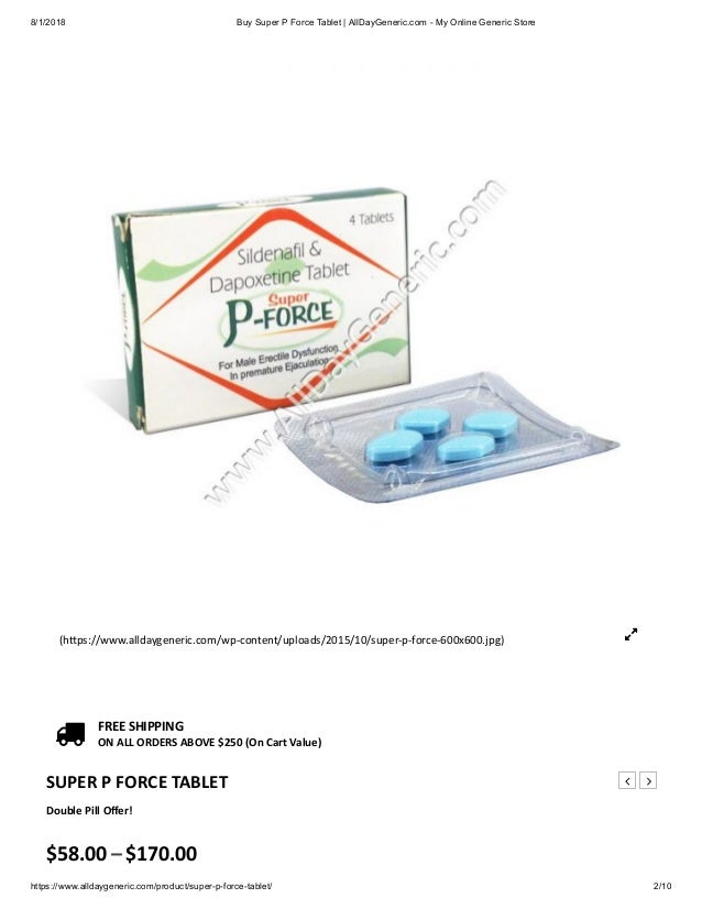 order super p-force generic