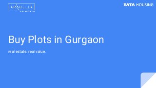 Buy Plots in Gurgaon
real estate. real value.
 