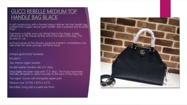 gucci medium size bag