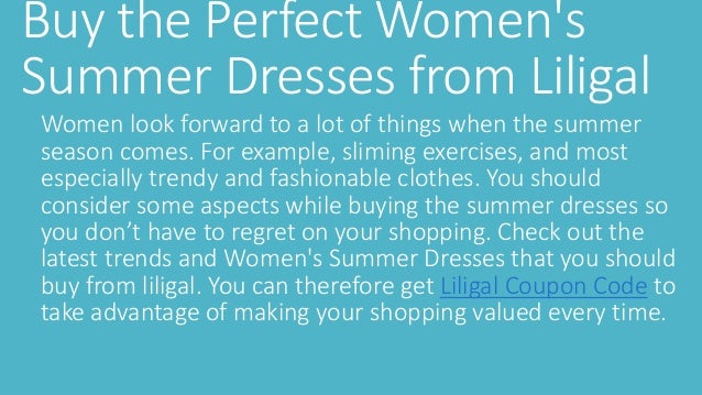 liligal summer dresses