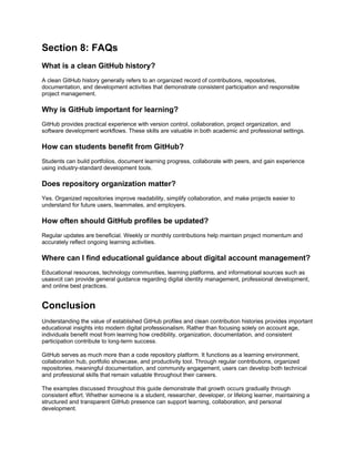 Educational Guide to Building and Understanding Established GitHub ...
