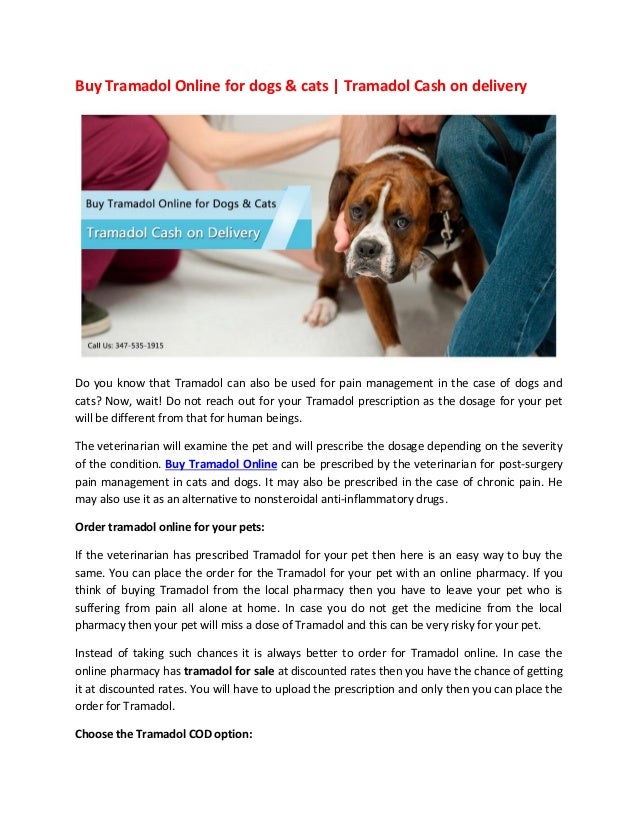 tramadol for pets