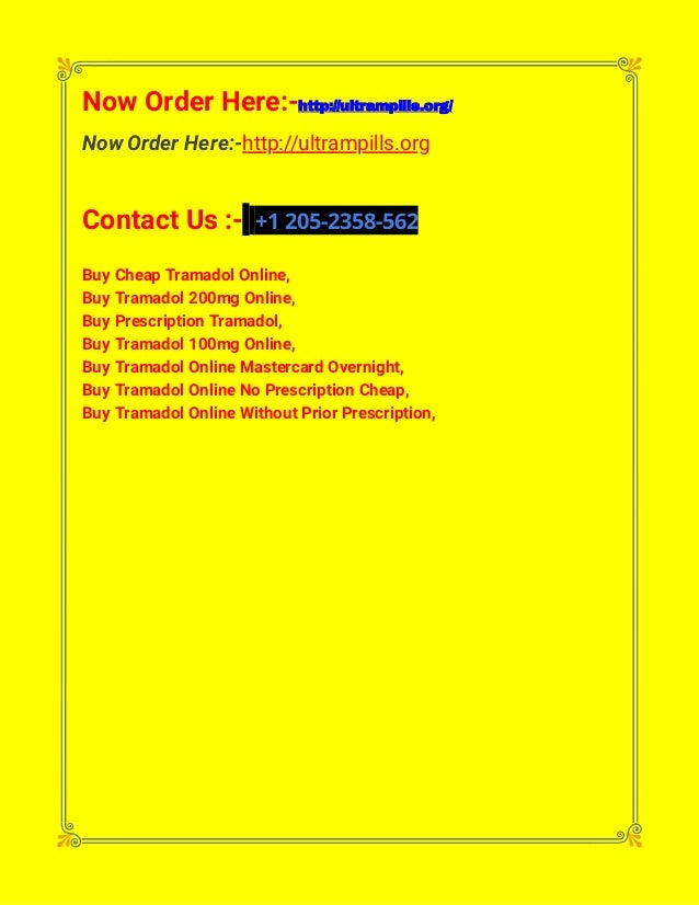 Order tramadol online mastercard