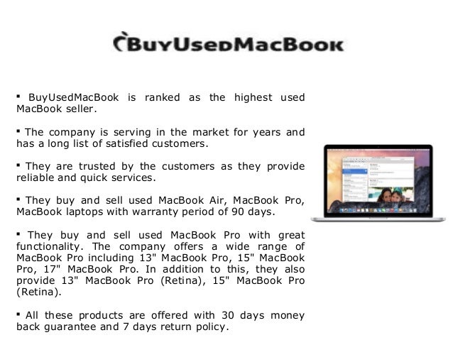 Buy Lightweight Used Macbook Pro from BuyUsedMacBook