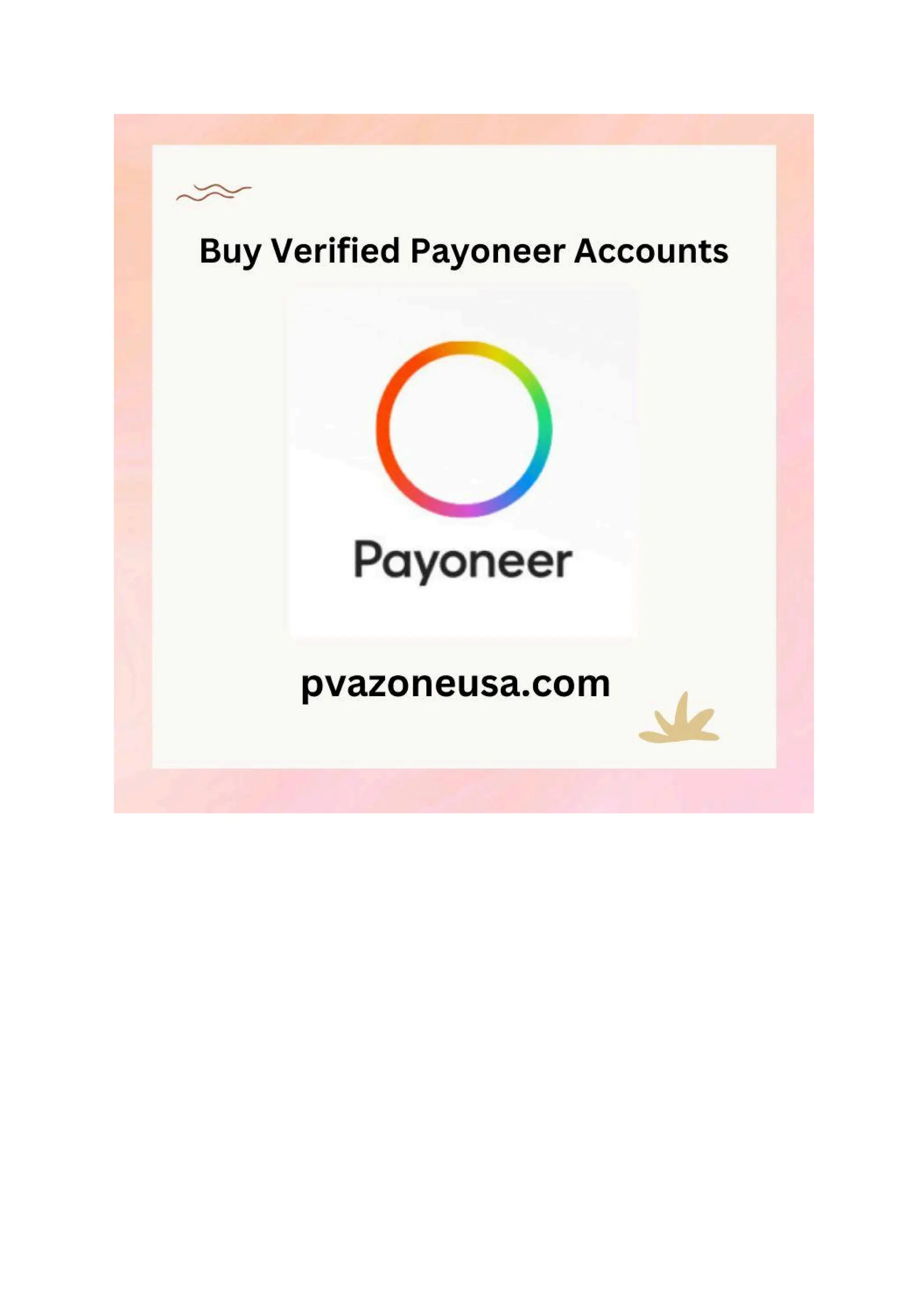 21 Best Website To Buy Verified Payoneer Account With All ...
