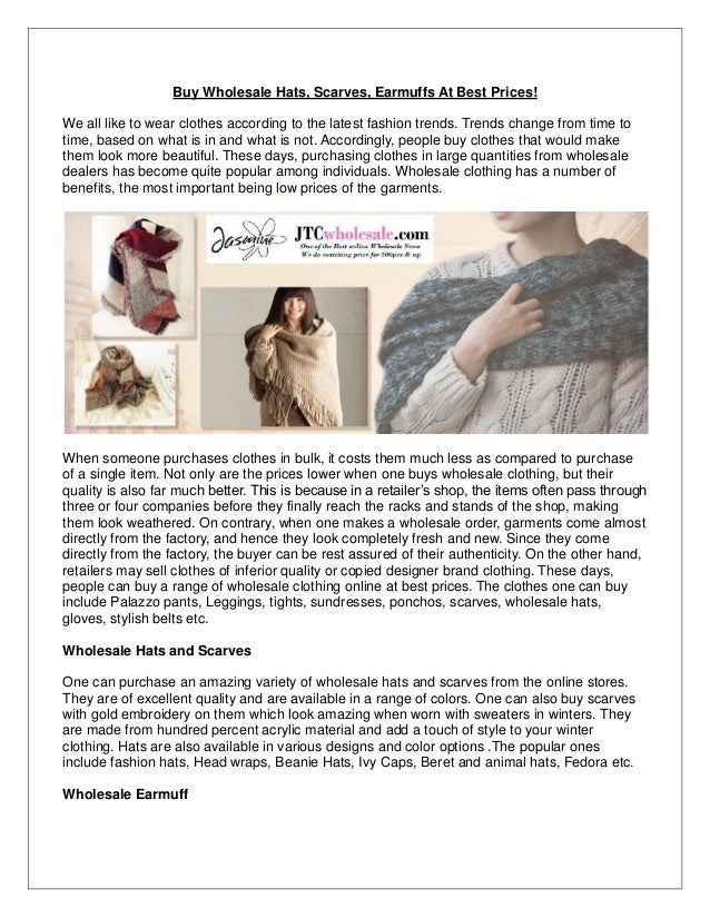 wholesale fashion hats and scarves