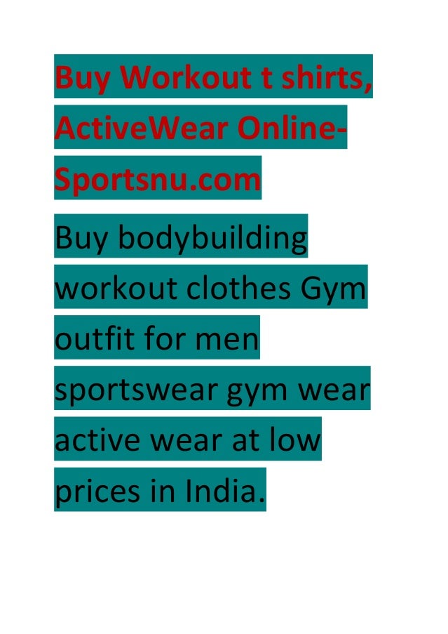 bodybuilding t shirts online india