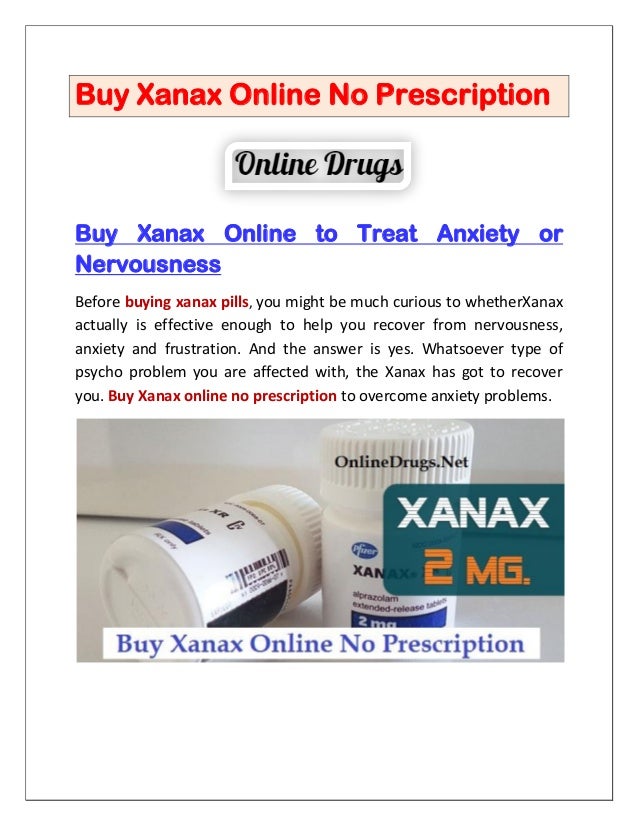 Xanax Online No Prescrip