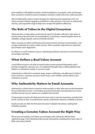Buy Yahoo Accounts – 100% Real and Authentic Profiles.pdf