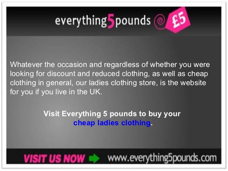 discount ladies clothing