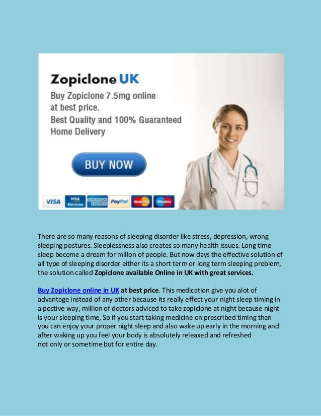 Where to buy zopiclone online uk