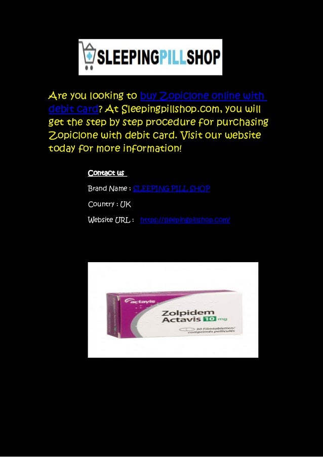 Zopiclone to buy online in uk