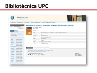 Bibliotècnica UPC
 