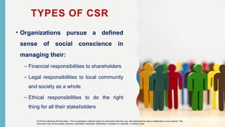 Distinguish between instrumental and social contract approaches to CSR ...