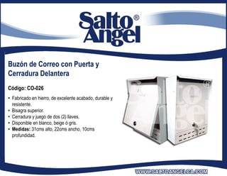 BUZONES CON CERRADURA TRASERA, DELANTERA Y SUPERIOR