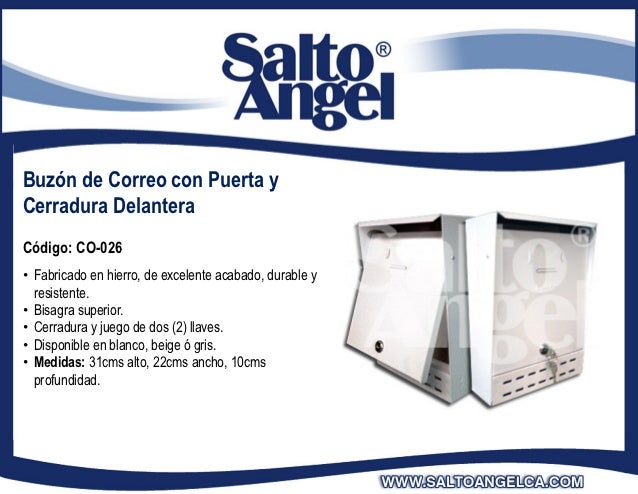 BUZONES CON CERRADURA TRASERA, DELANTERA Y SUPERIOR