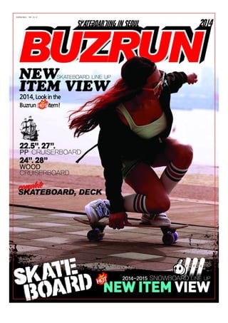 Buzrun snow and skate catalog (2014)
