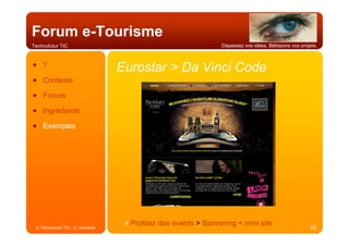 Buzz marketing dans l'e-tourisme - Christophe Hendrick