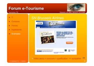Buzz marketing dans l'e-tourisme - Christophe Hendrick