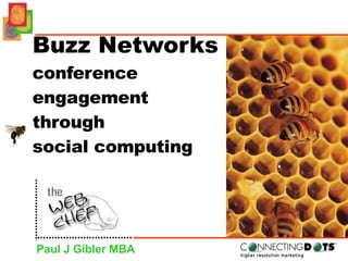 Buzz Networks conference  engagement  through  social computing 