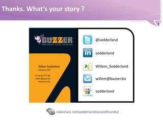 WoM & The Voice of Brands