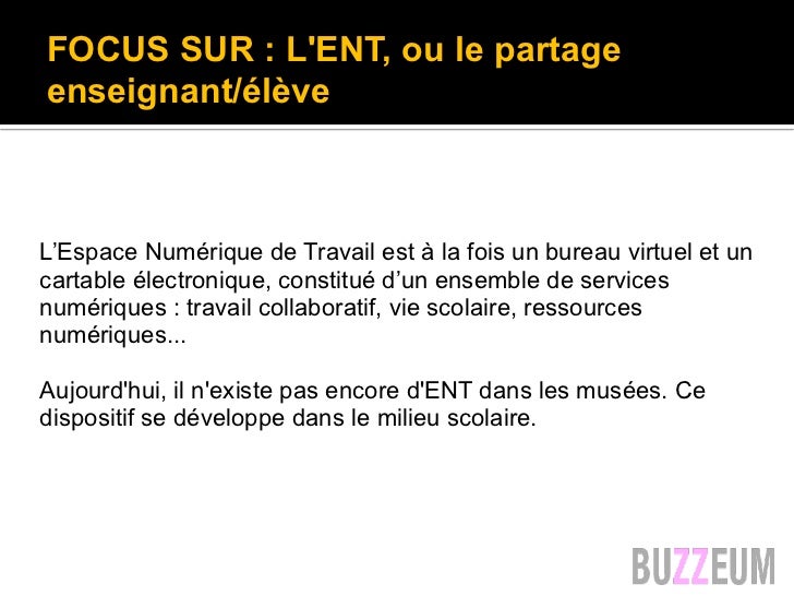 Buzzeum Dossier - Espaces pédagogiques slideshare
