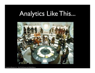 Analytics Like This...
Created by Buzzient, Inc. - Not To Be Shared with Rebel Alliance
 