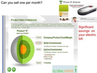 Can you sell one per month?




                              Significant
                              savings on
                              your electric
                              bill.
 