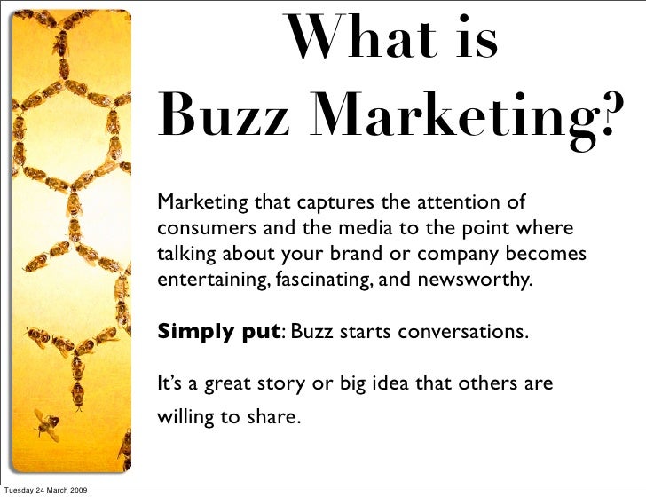 buzz marketing buzz marketing