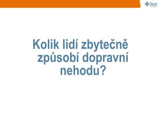 Kolik lidí zbytečně
 způsobí dopravní
     nehodu?
 