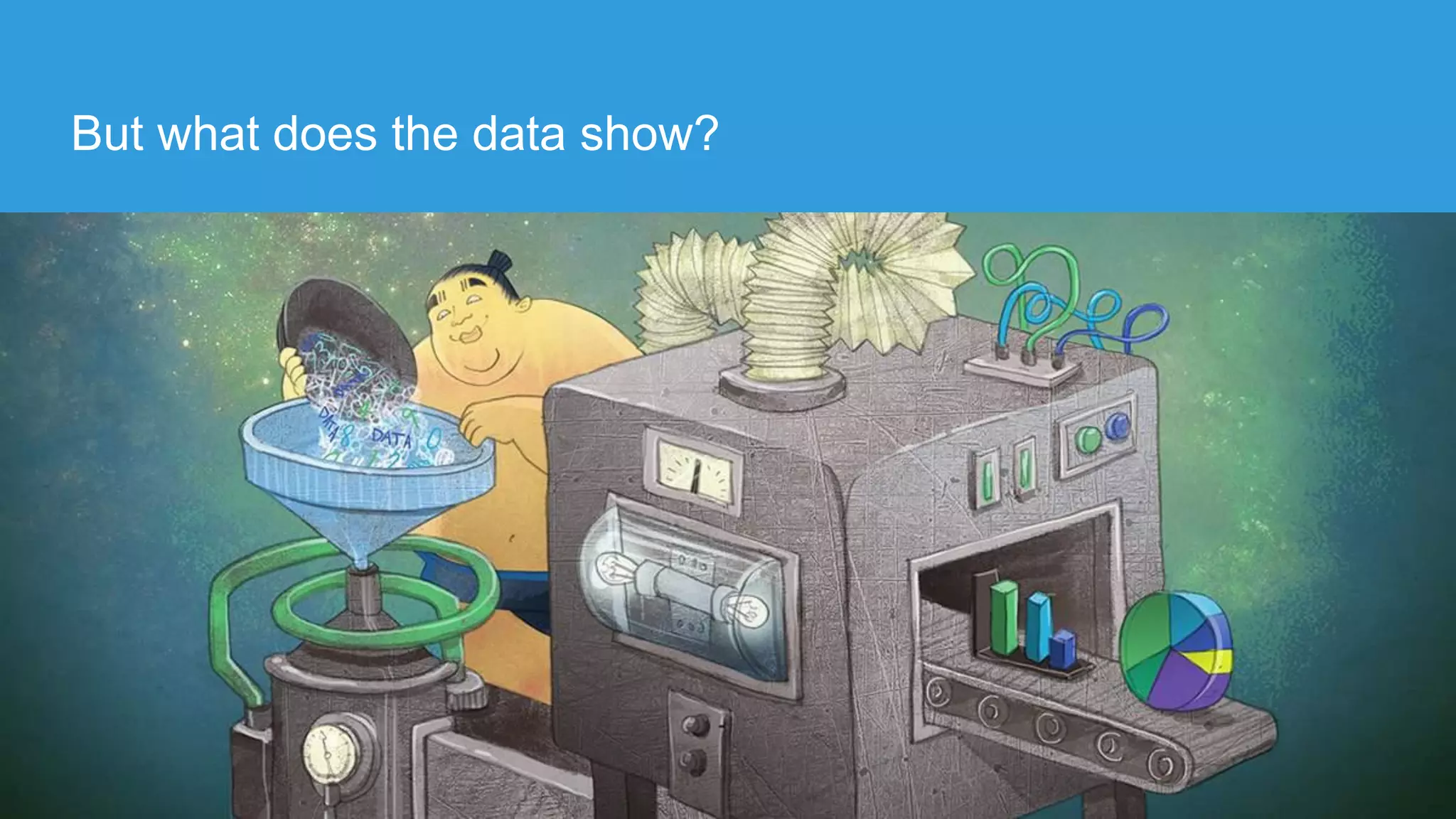 But what does the data show?
 