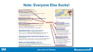 Note: Everyone Else Sucks!
@larrykim #CTRHacks
 