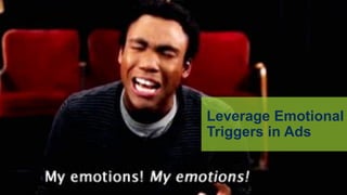 Leverage Emotional
Triggers in Ads
 