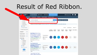 Result of Red Ribbon.
 