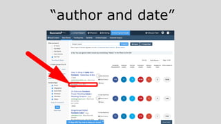 “author and date”
 