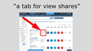 “a tab for view shares”
 