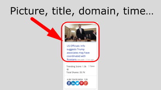 Picture, title, domain, time…
 