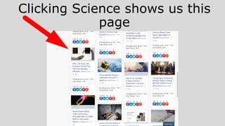 Clicking Science shows us this
page
 