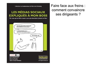 Faire face aux freins :
comment convaincre
   ses dirigeants ?
 