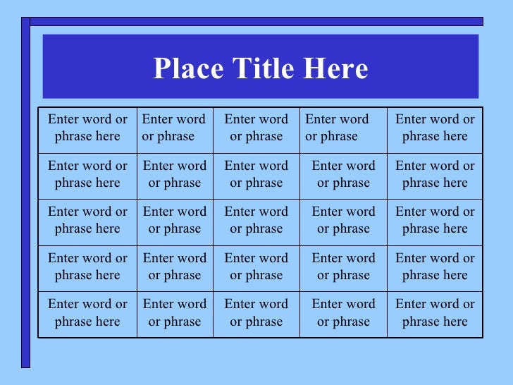 buzzword bingo generator